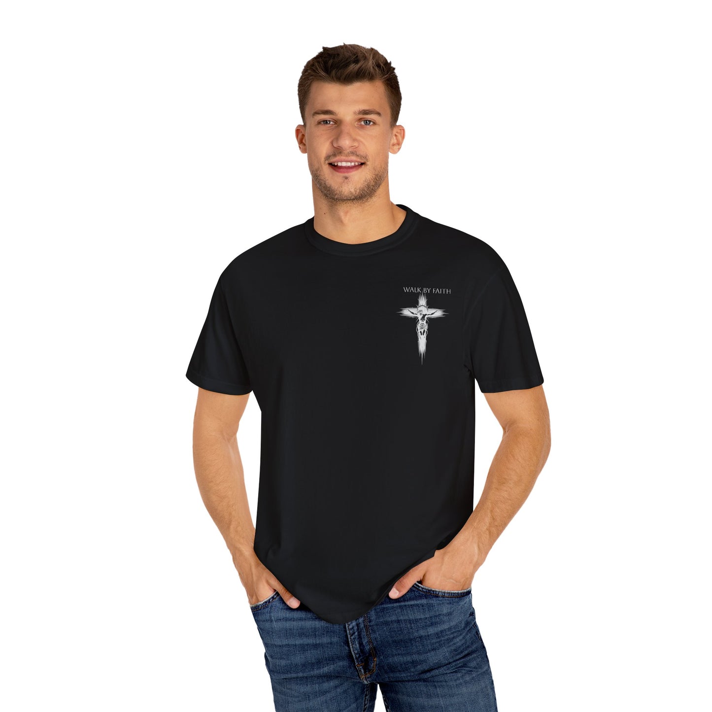 Comfort Colors Walk By Faith Premium Heavy Cotton Tee - Night Edition