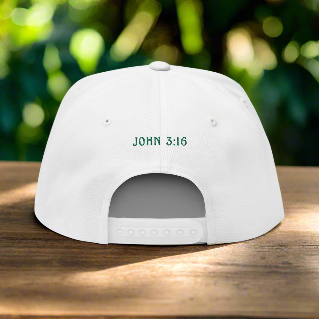 Limited Edition Crown of Thorns John 3:16 Hat - Kelly green