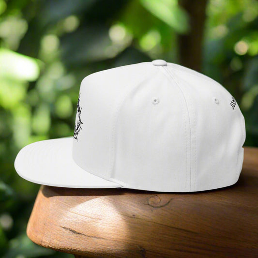 Crown of Thorns John 3:16 Hat - White