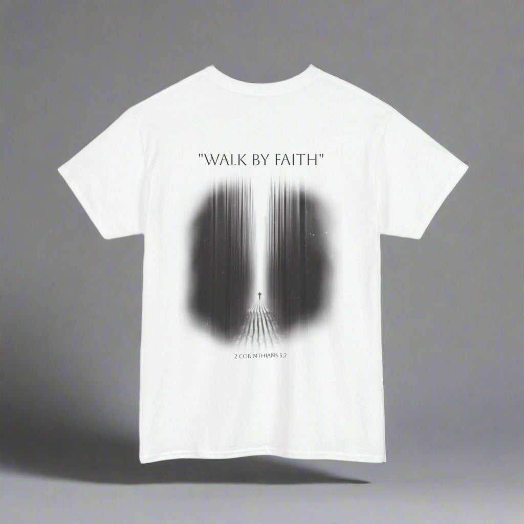 Walk By Faith Premium Heavy Cotton Tee - Day Edition