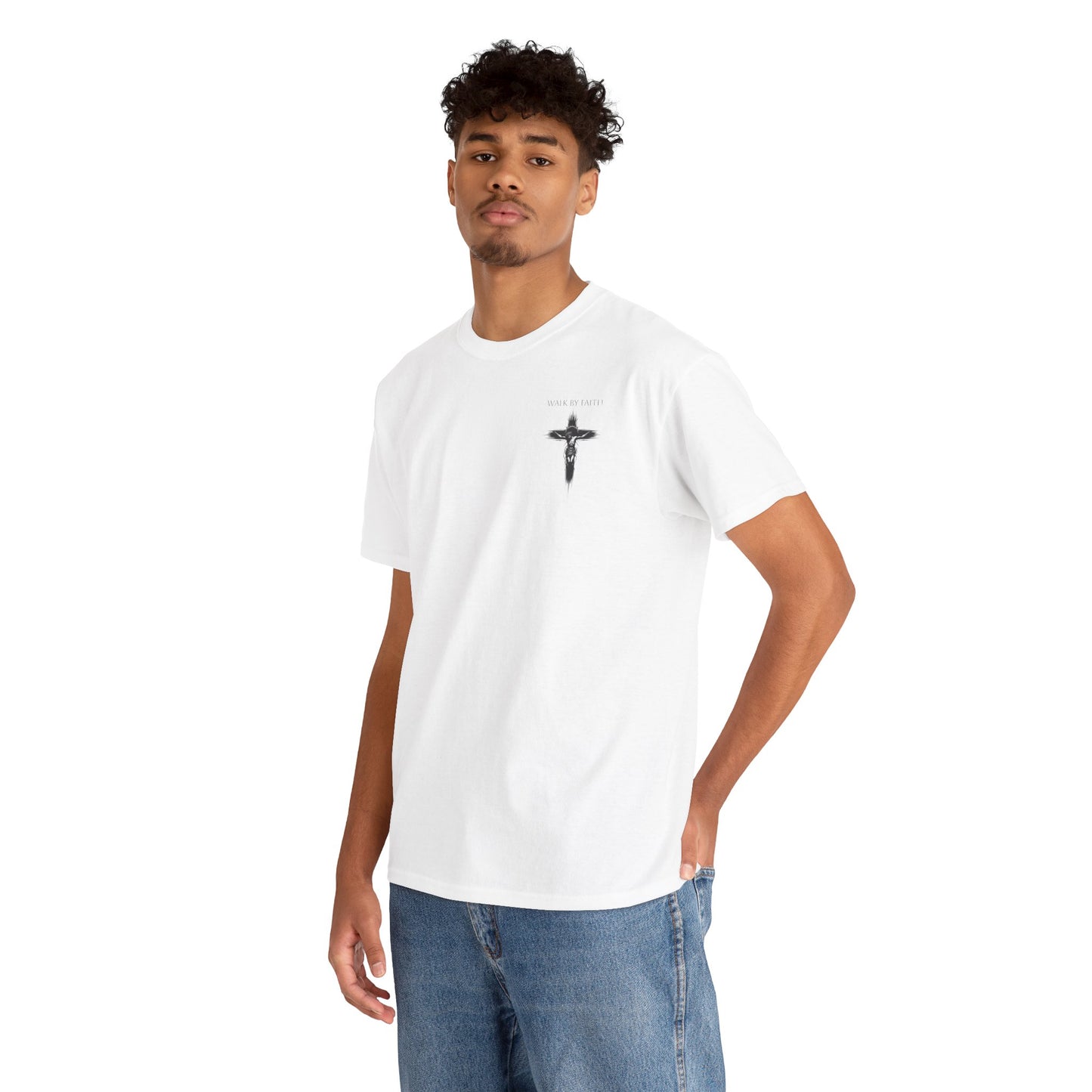 Walk By Faith Premium Heavy Cotton Tee - Day Edition