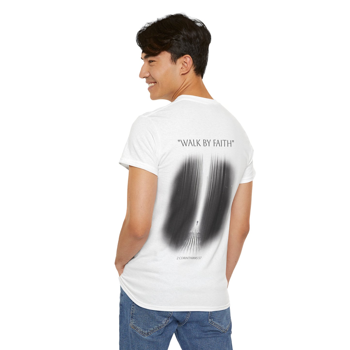 Walk By Faith Premium Heavy Cotton Tee - Day Edition