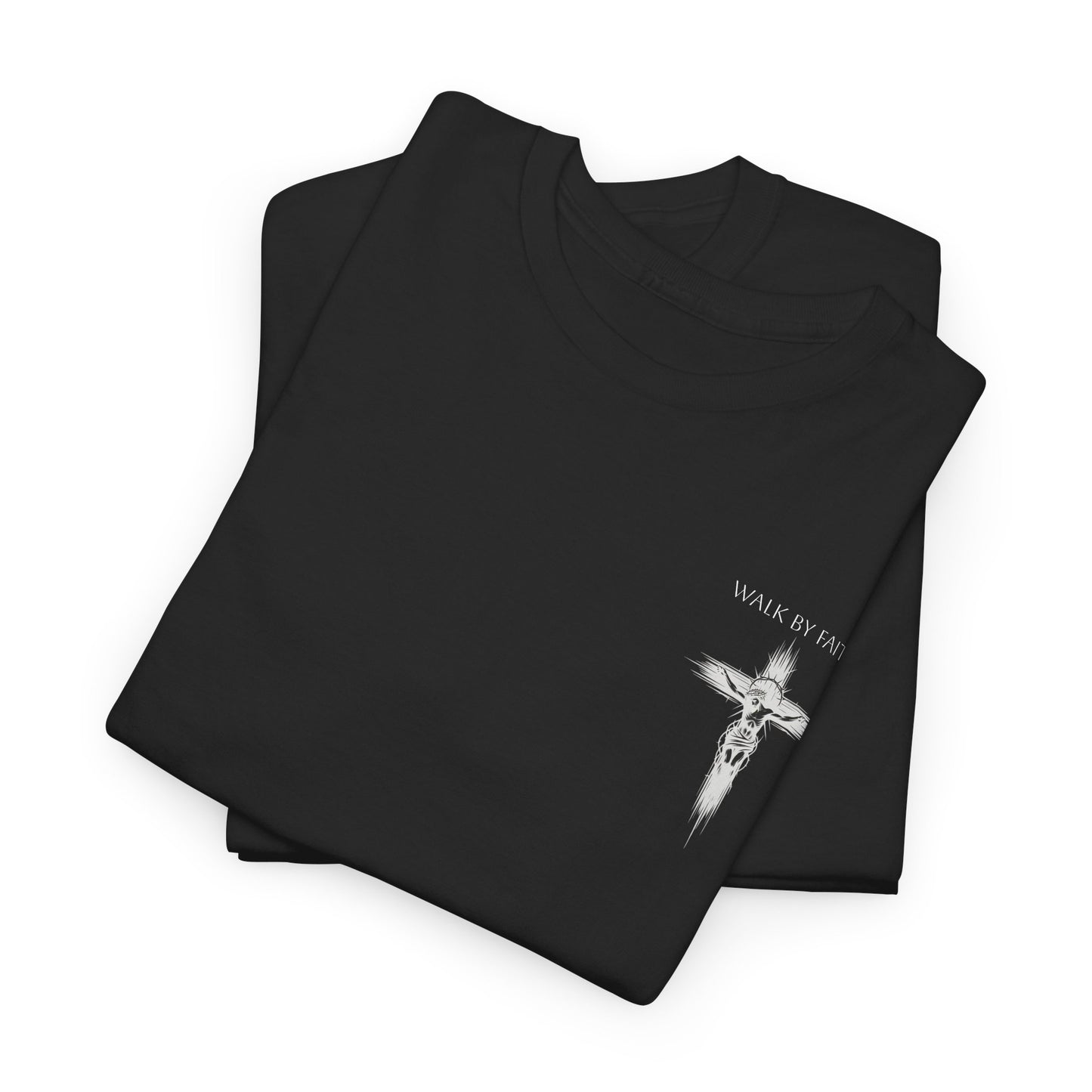 Walk By Faith Premium Heavy Cotton Tee - Night Edition